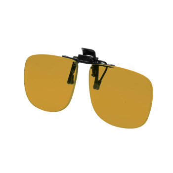 Noir Large Flip-Up Clip On UV and Infrared 56 Percent Orange