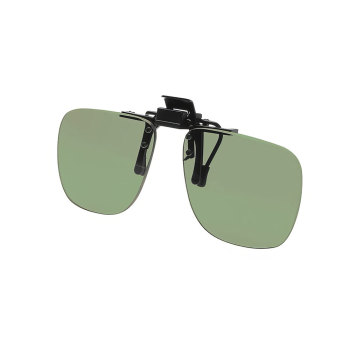 Noir Small Flip-Up Clip On UV and Infrared 40 Percent Light Grey-Green