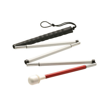 Ambutech 5-Sec Folding Graph Cane- Marshmallow Roller- 58in Ambutech 5-Sec Folding Graph Cane- Marshmallow Roller- 58in