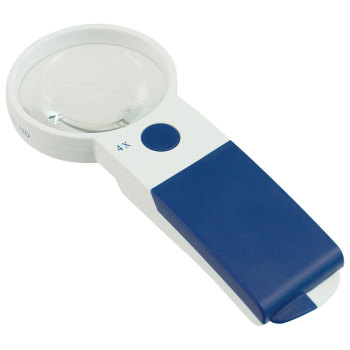 Reizen EZ Touch 4X 12D LED Handheld Magnifier- Round Lens 70mm