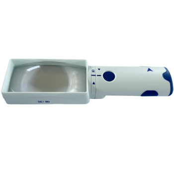 3x 8D SMD LED Hand Held Magnifier-100x75 MM Lens