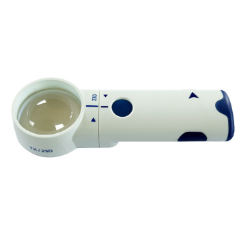 7X 23D SMD LED Hand Held Magnifier-50 mm Lens