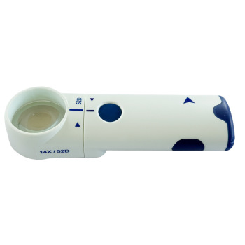 14X 52D SMS LED Hand Held Magnifiers-35mm Lens