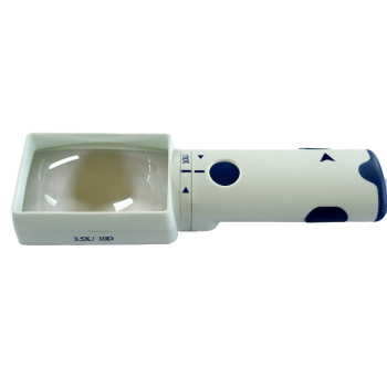 3.5x 10D SMD LED Hand Held Magnifier-50x75 MM Lens
