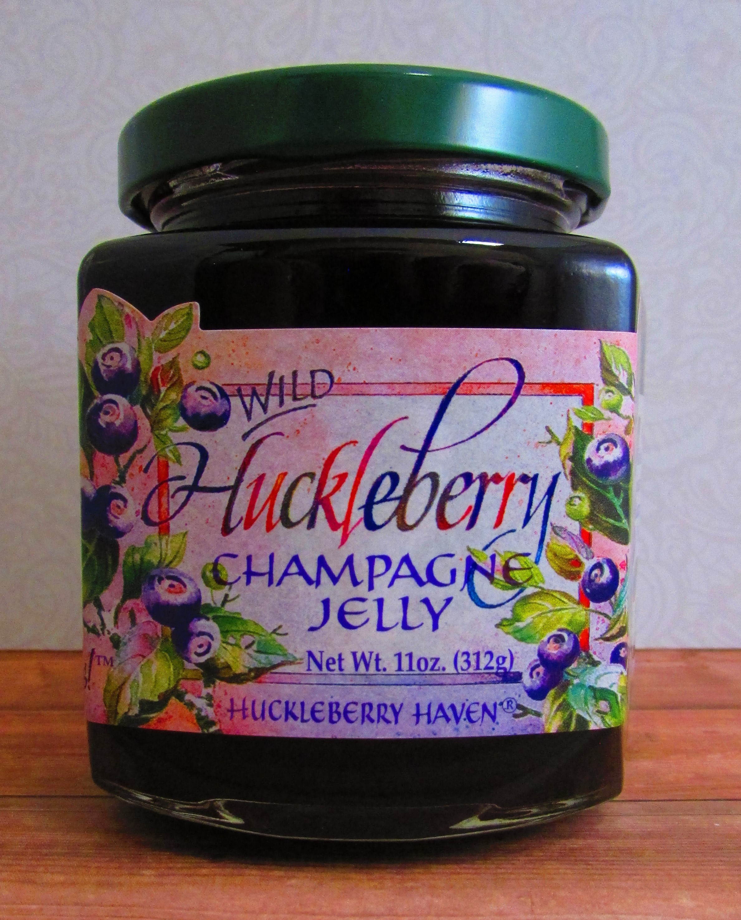 Wild Huckleberry Champagne Jelly, 11oz