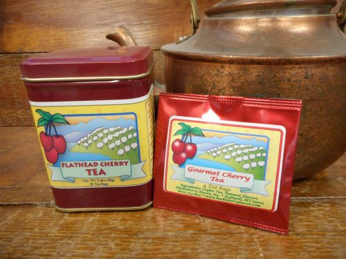 Gourmet Cherry Tea Tin, 20 Bags