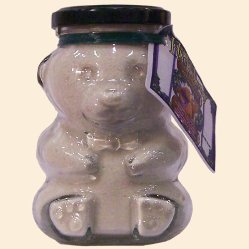 Huck White Choc Cocoa, Glass Bear 6.5 oz