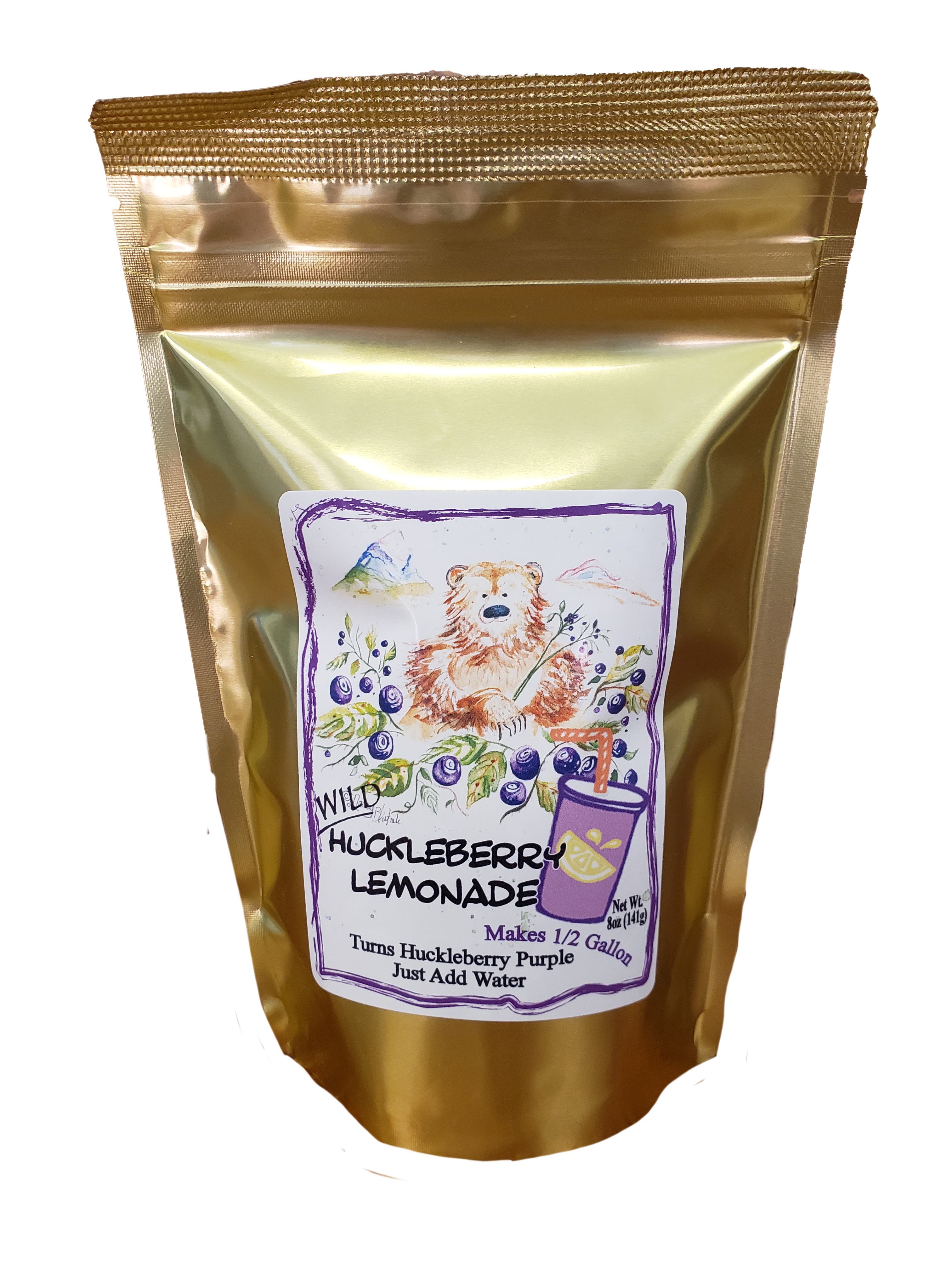Wild Huckleberry Lemonade Mix 8oz