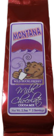 Huckleberry Milk Chocolate Cocoa Mix, 2 Srvg