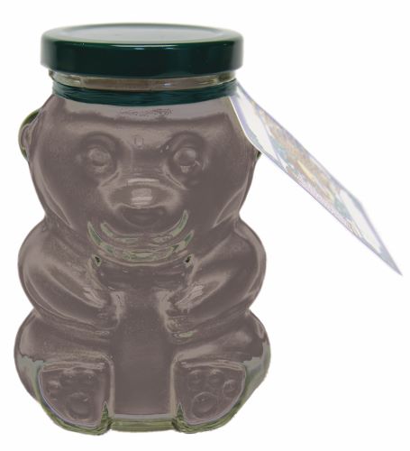 Huckleberry Milk Chocolate Cocoa, Glass Bear