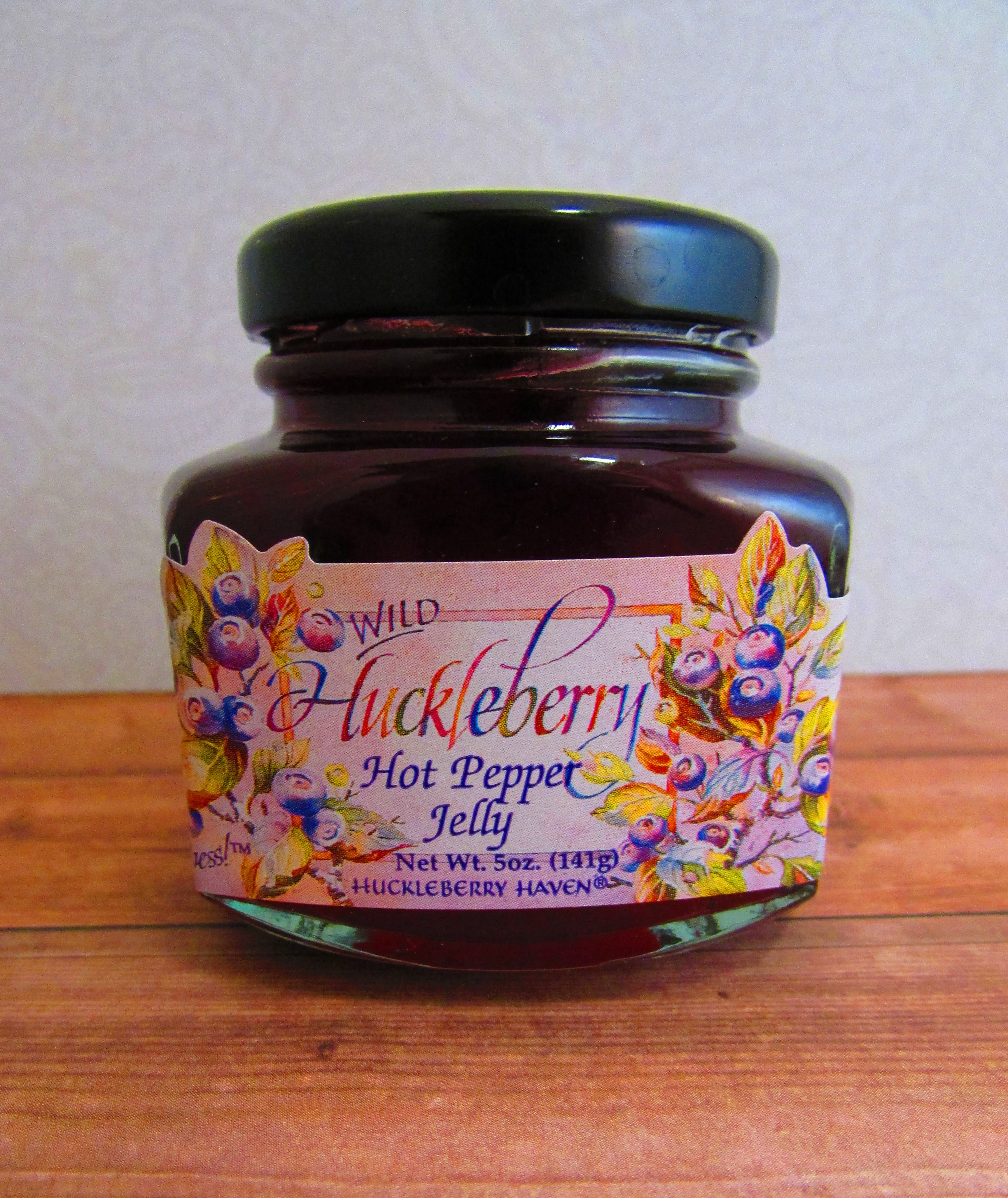 Wild Huckleberry Hot Pepper Jelly, 5oz