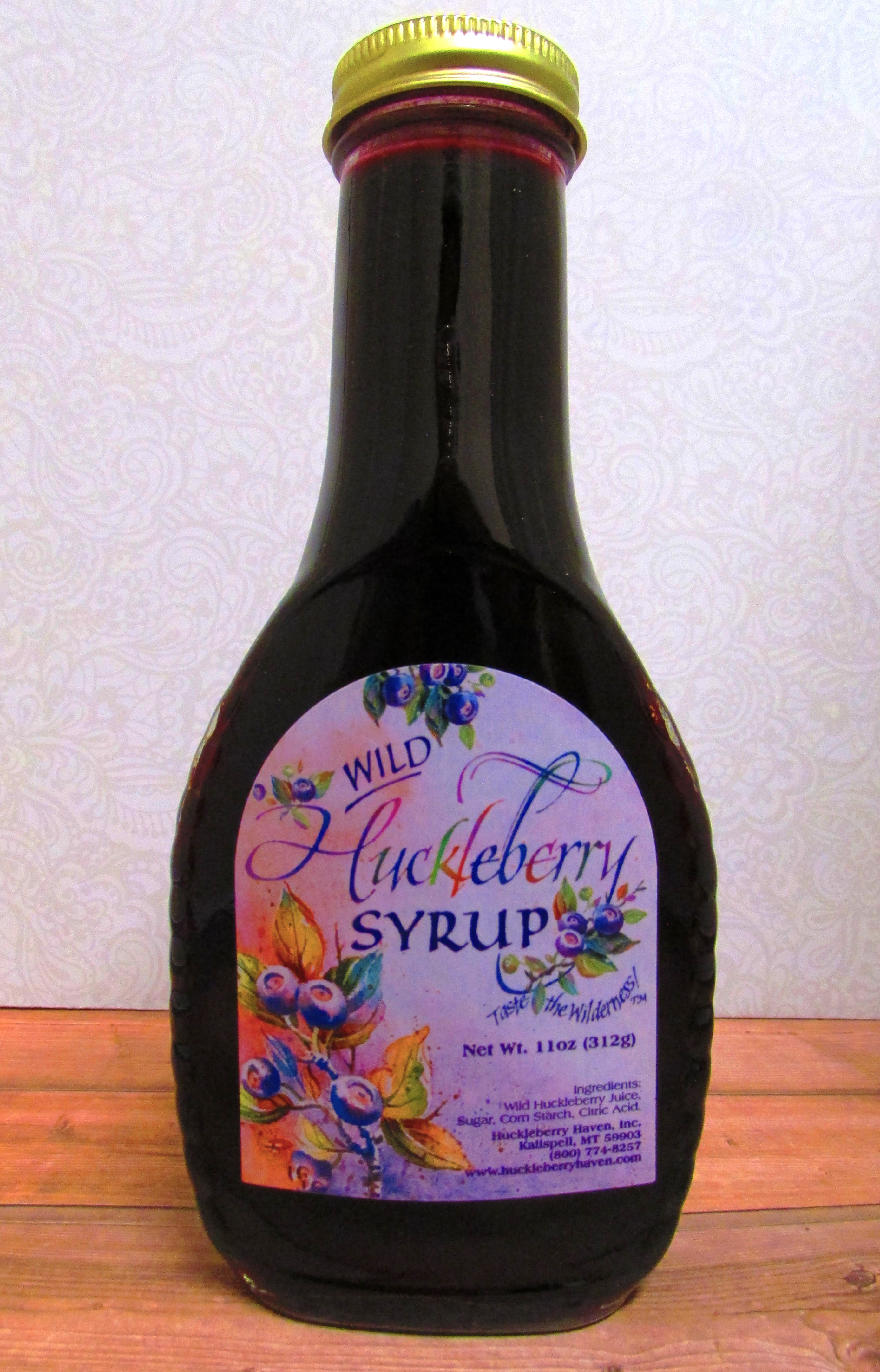 Wild Huckleberry Syrup, 11oz