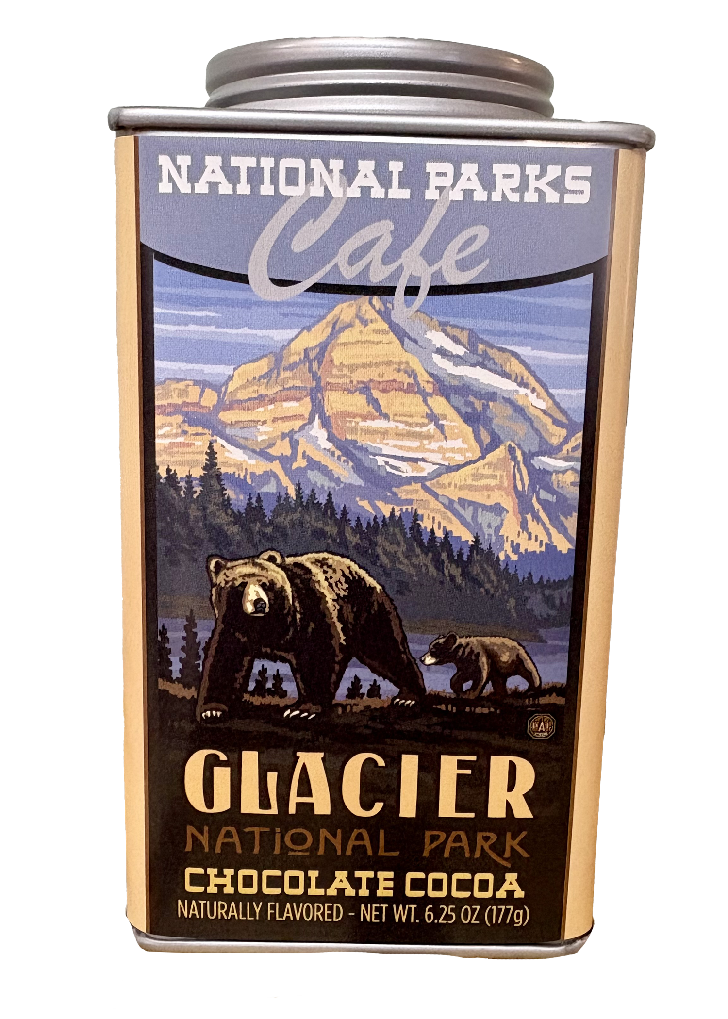 Glacier Cocoa Tin, 6.25oz 