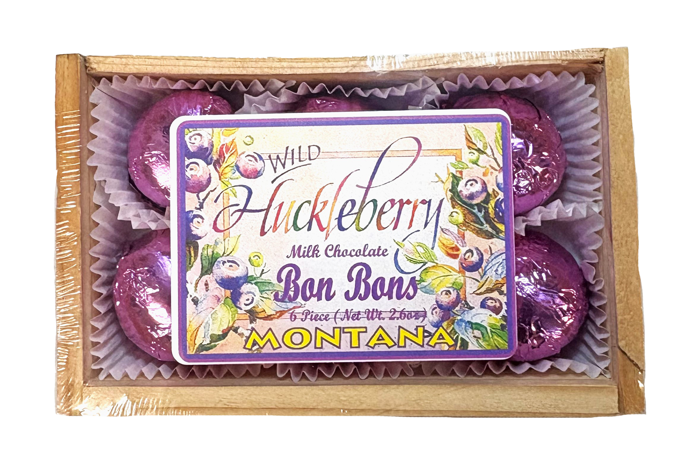 Wild Huckleberry Bon Bons, 6 Piece         