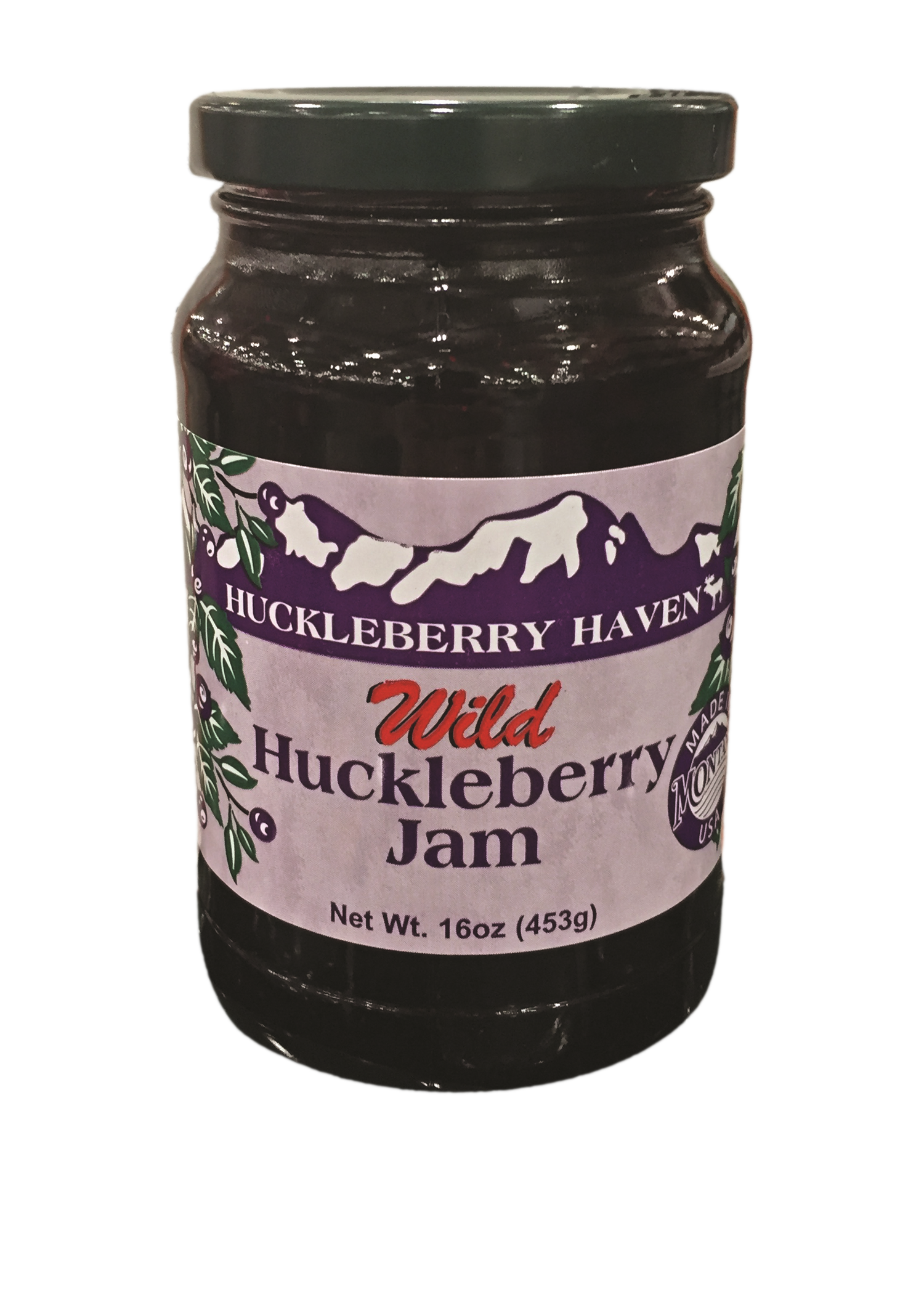 Wild Huckleberry Jam, 16oz