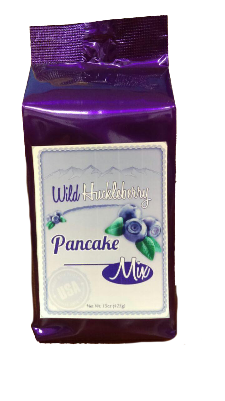 Huckleberry Pancake Mix, 15oz
