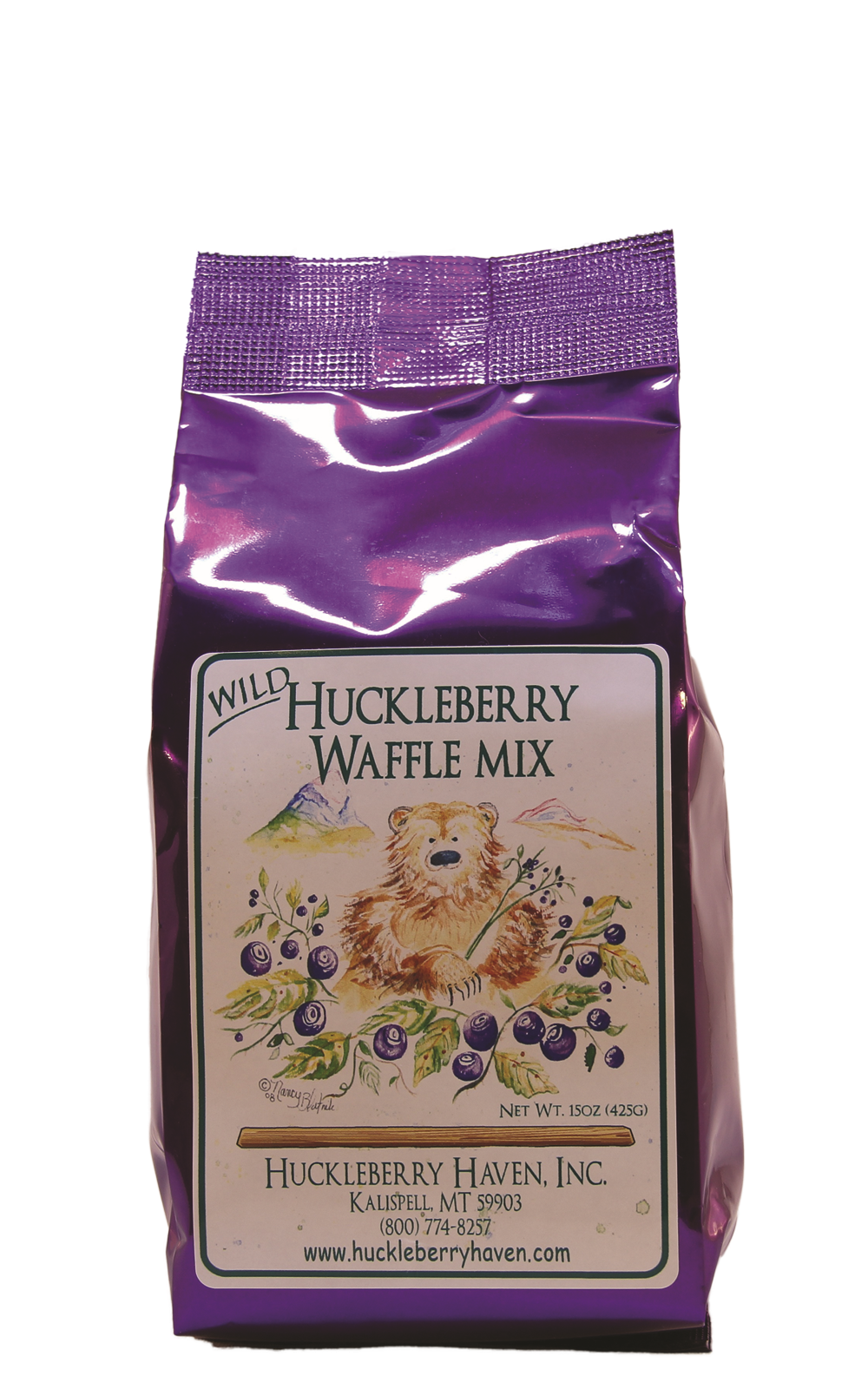 ND: Huckleberry Waffle Mix, 15oz