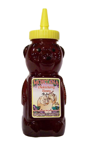 Wild Chokecherry Plastic Honey Bear, 12oz