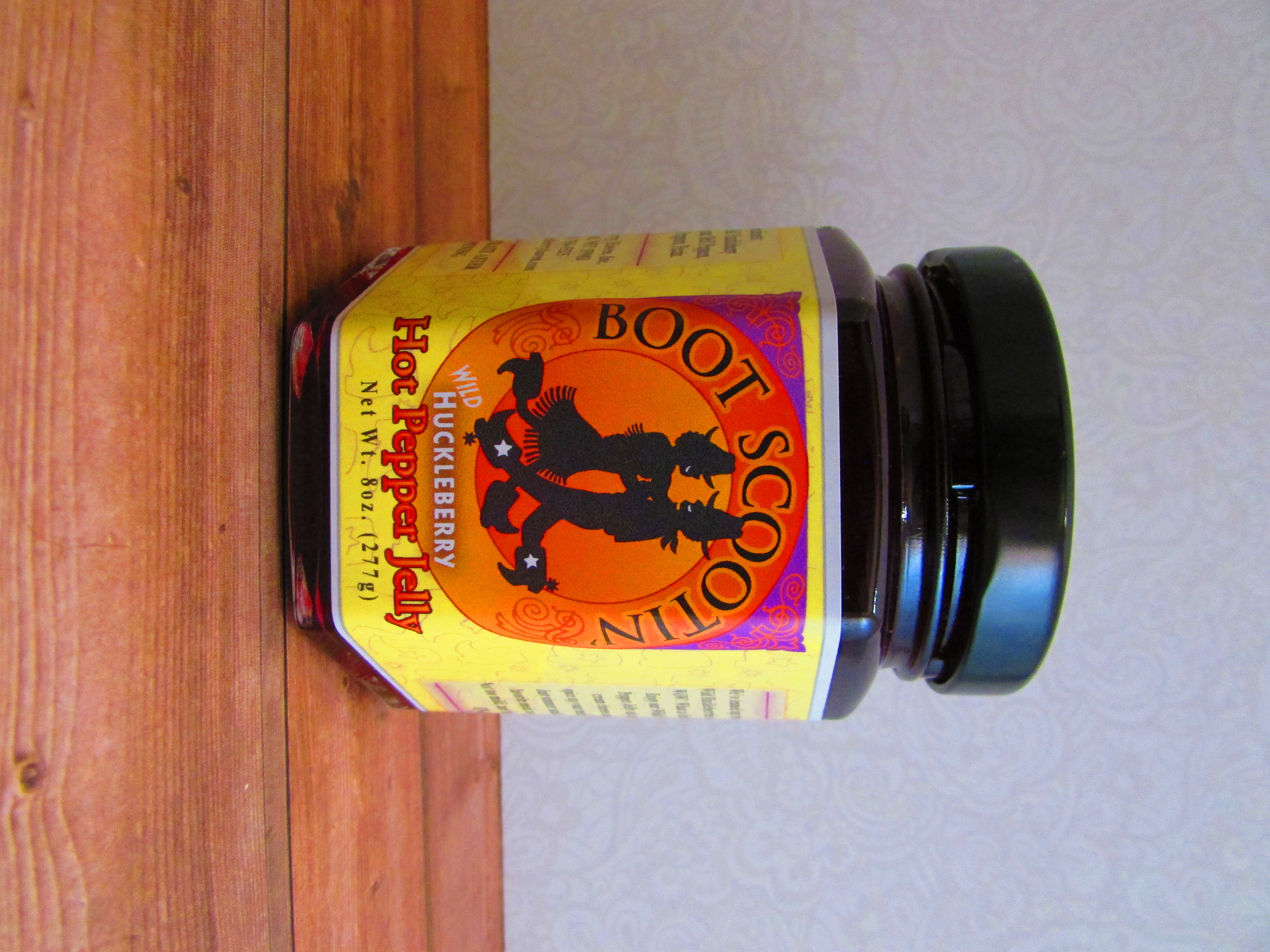 Wild Huckleberry Hot Pepper Jelly,8oz