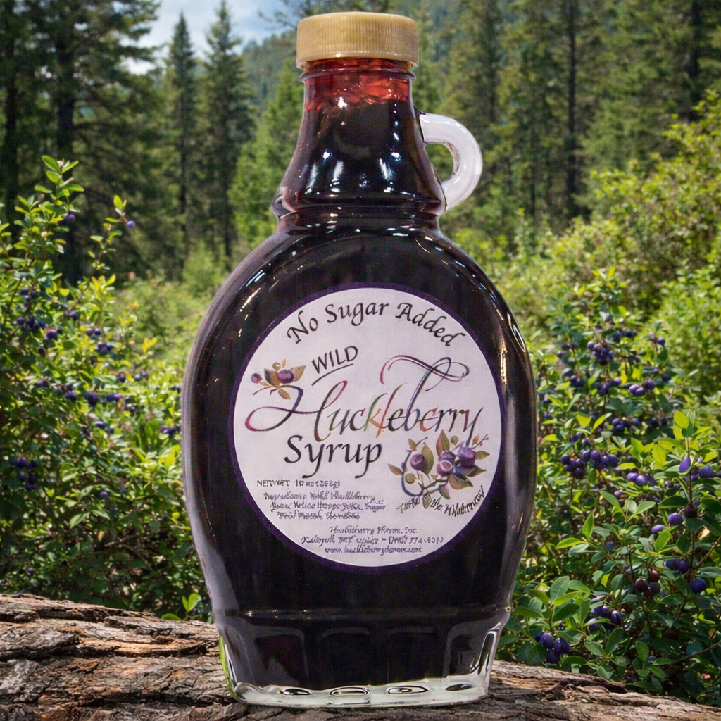 Sugar Free Huck Syrup, 10oz