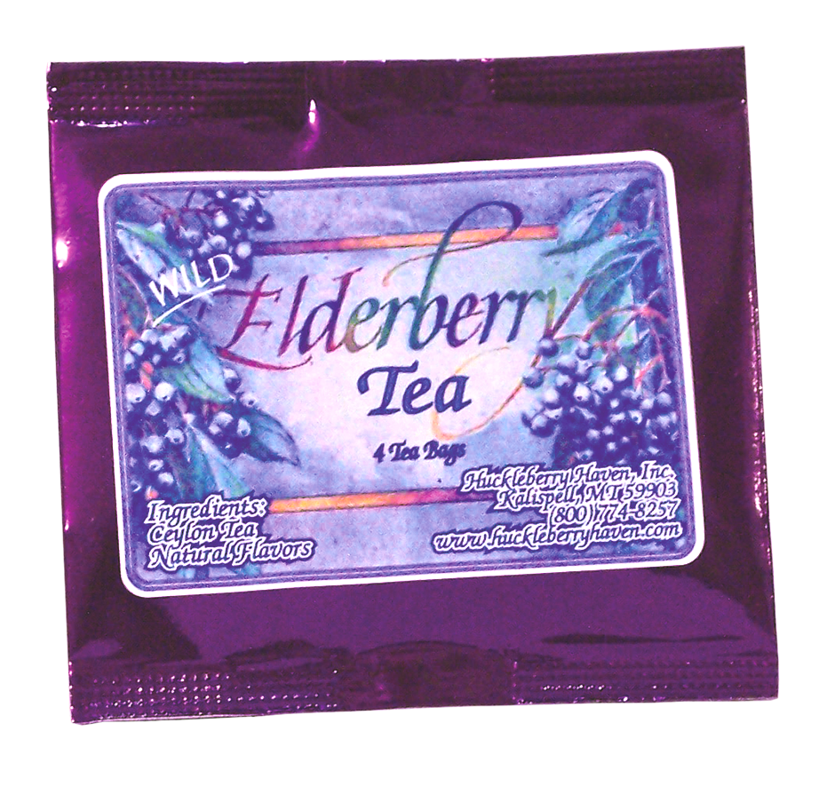 Wild Elderberry Tea, 4 Bag Pouch