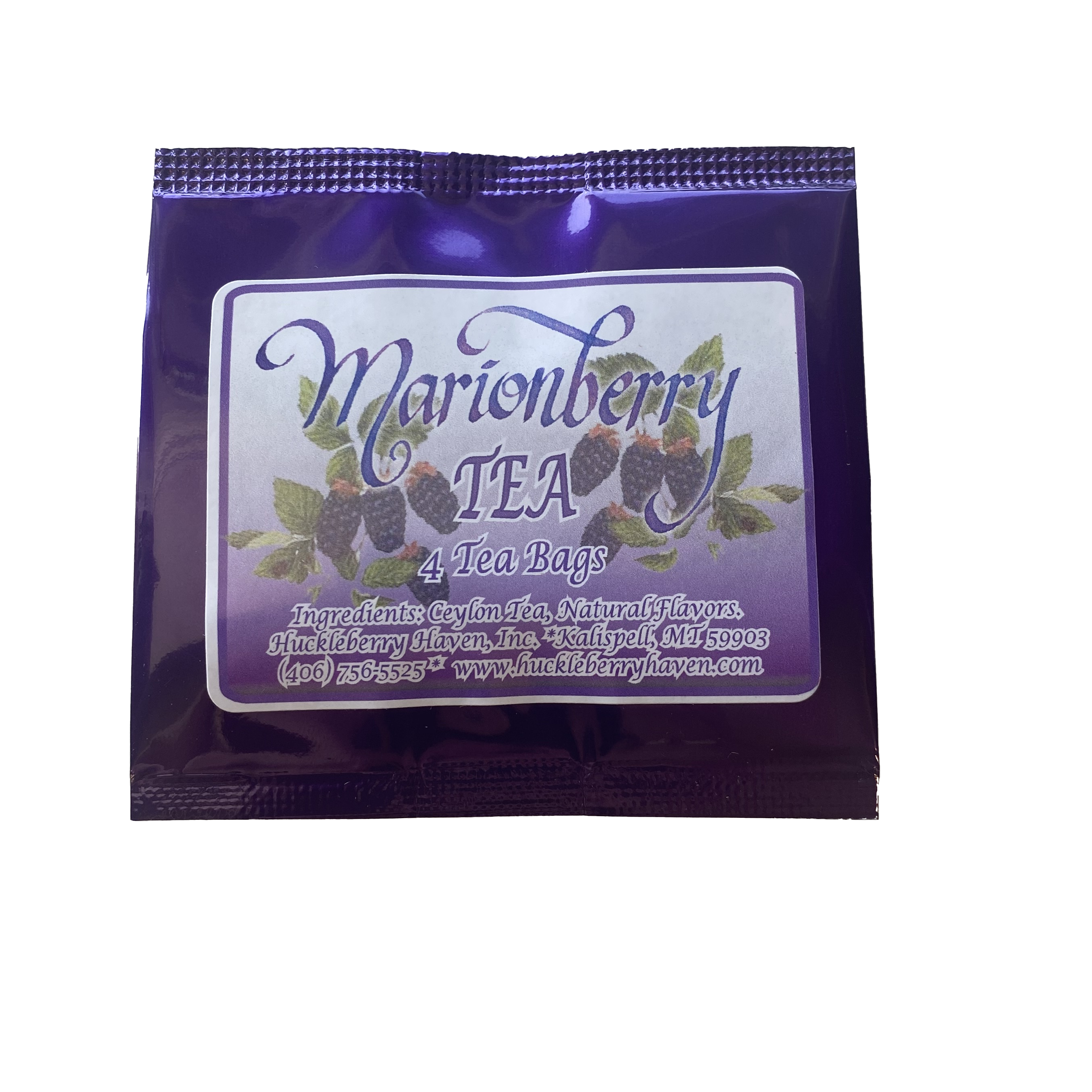 Marionberry Tea, 4 Bag Pouch