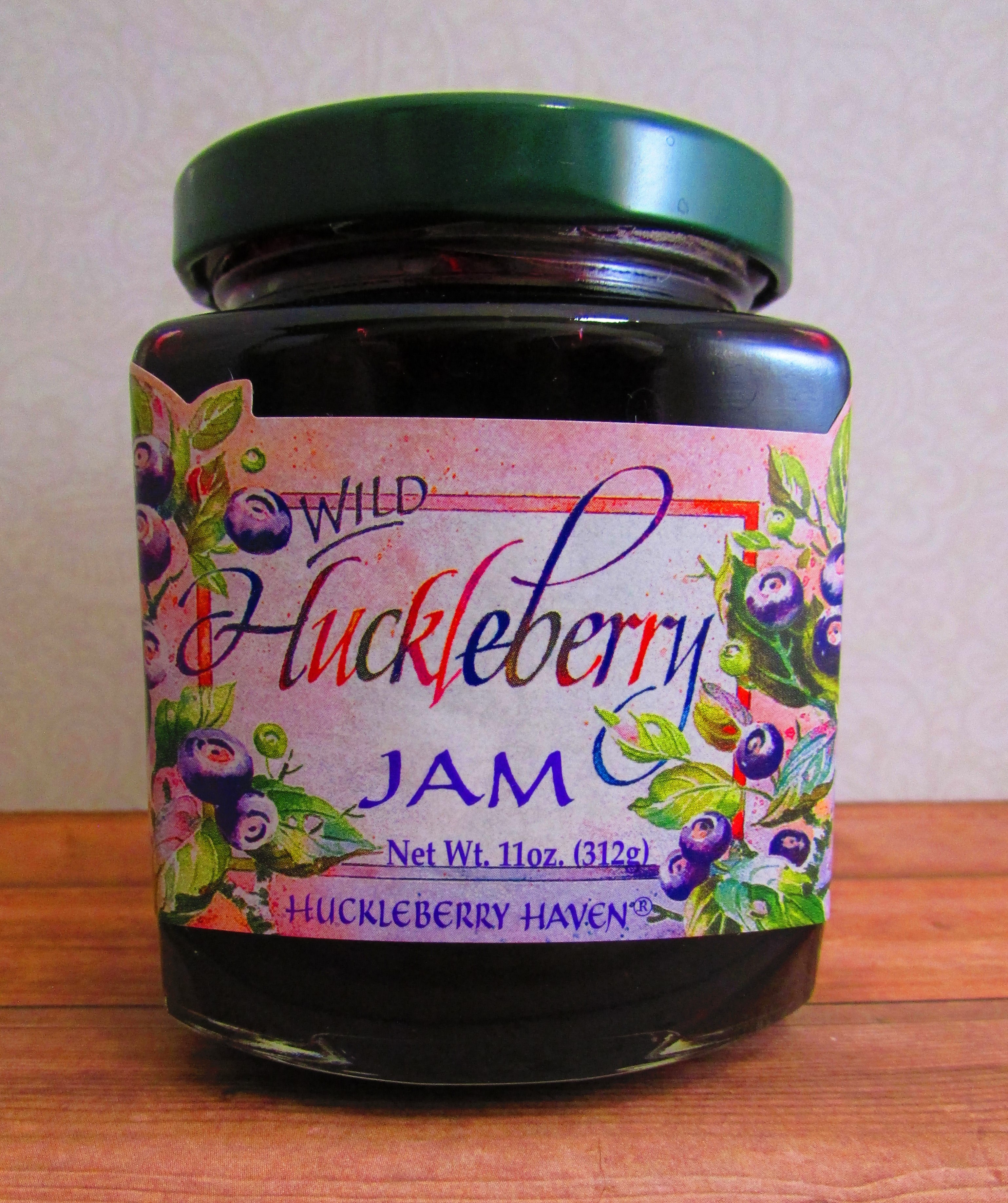 Wild Huckleberry Jam. 11oz