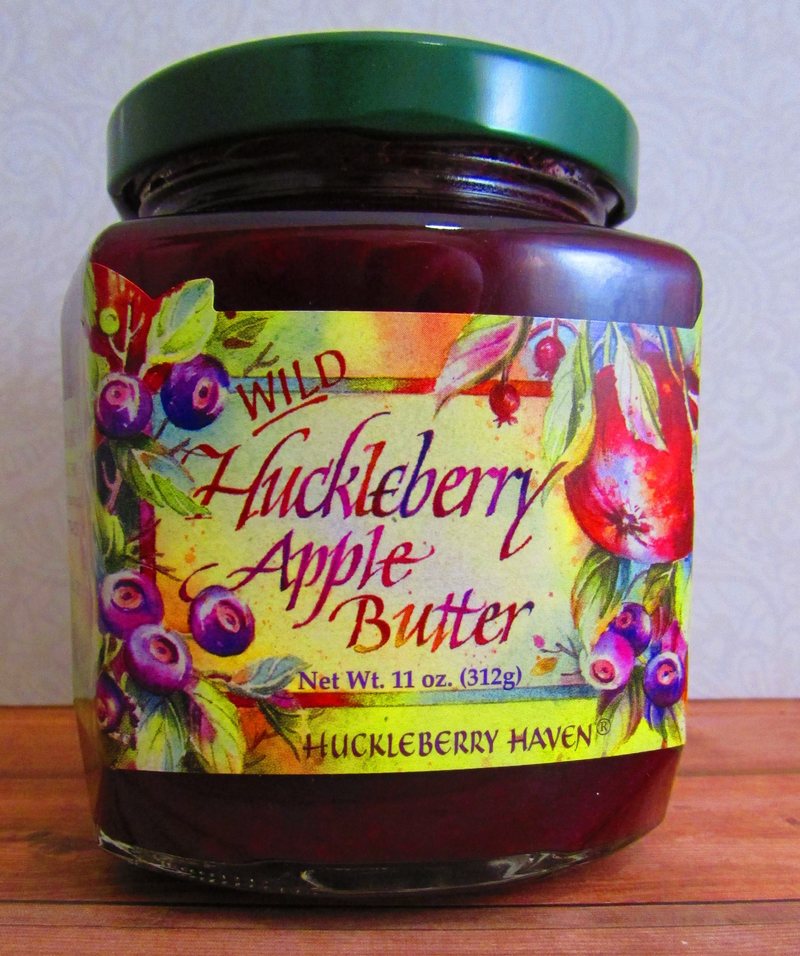 Wild Huckleberry Apple Butter, 11oz
