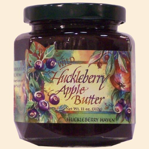 Wild Huckleberry Apple Butter, 11oz