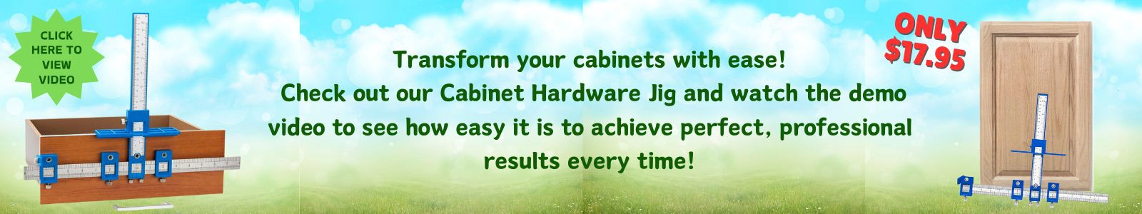 Cabinet Hardware Jig