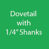 MLCS Dovetail with 1/4 Shanks