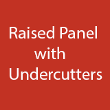 Raised Panel Router Bits with Undercutter