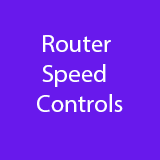 Router Speed Controls, Foot Pedals, Power Switches
