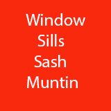 Window Sash, Sill and Muntin