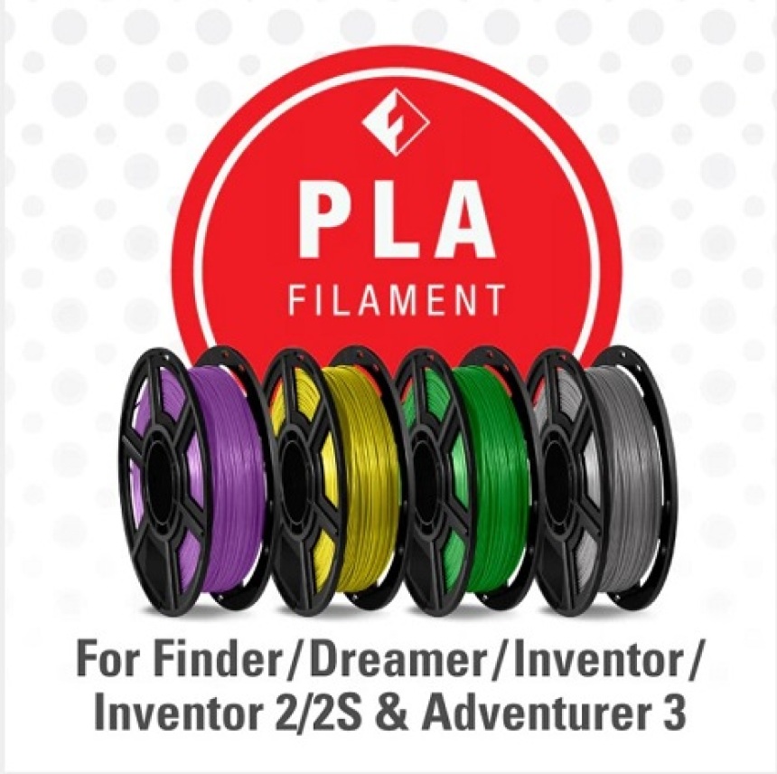 FlashForge D-Series PLA Filament for Adventurer 3 3D Printer