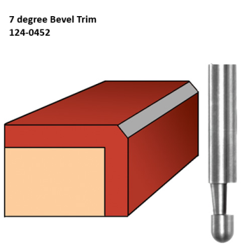 7° Bevel Trim Router Bits | EAGLE AMERICA