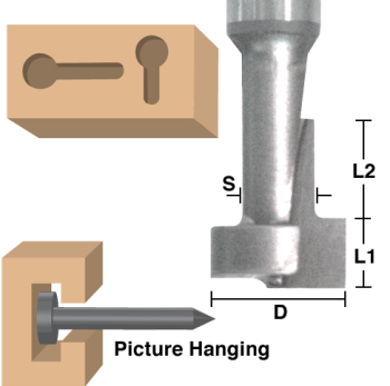 Keyhole Router Bits x 1/2" shank | EAGLE AMERICA