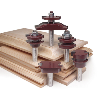 Cabinet Maker Router Bits 5 pc Set with Ogee Profile and Undercutter | MLCS PREMIUM