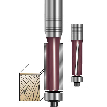 Flush Trim Router Bits with Shear Angles and Bottom Bearings | MLCS PREMIUM