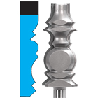 Reversible Crown Molding Router Bits 3-1/16" CL x 1-3/8" LD x 1/2" shank | EAGLE AMERICA