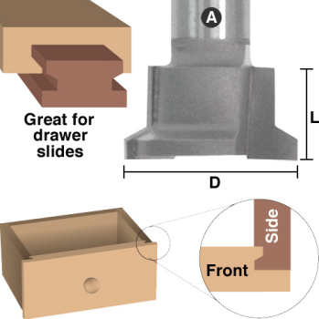 Drawer Lock Router Router Bits x 1/2" shank | EAGLE AMERICA