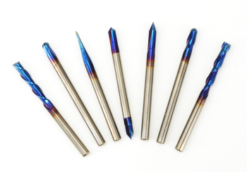 CNC Router Bits with 1/8" Shank | Solid Carbide | MLCS PREMIUM BLUE ICE™