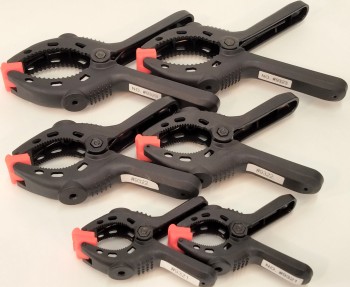 1", 2", 3" Spring Clamps - 6 pack Assortment