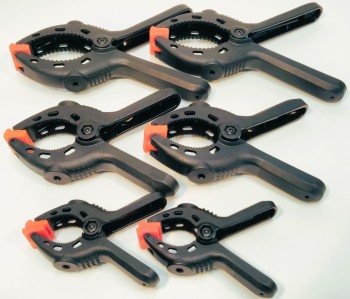 1" Spring Clamps - 6 Pack