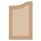 Provincial Arched Raised Panel Cabinet Door Template Sets