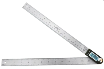 iGAGING Digital Protractor, Angle Finder and Steel Rule - 14 inch