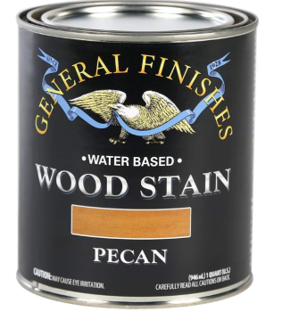 General Finishes Water-Based Wood Stain - Pecan Quart
