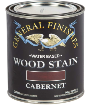 General Finishes Water-Based Wood Stain - Cabernet Quart