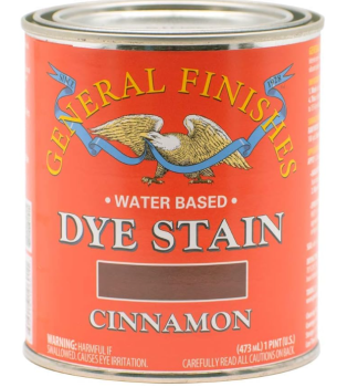 General Finishes Water Based Dye Stain Cinnamon - Quart