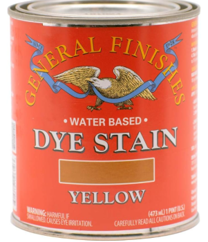 General Finishes Water Based Dye Stain Yellow - Quart